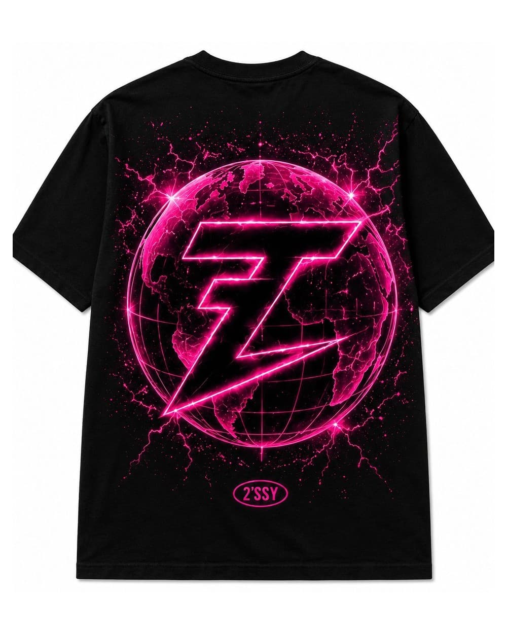 Globe Tee — Black — back