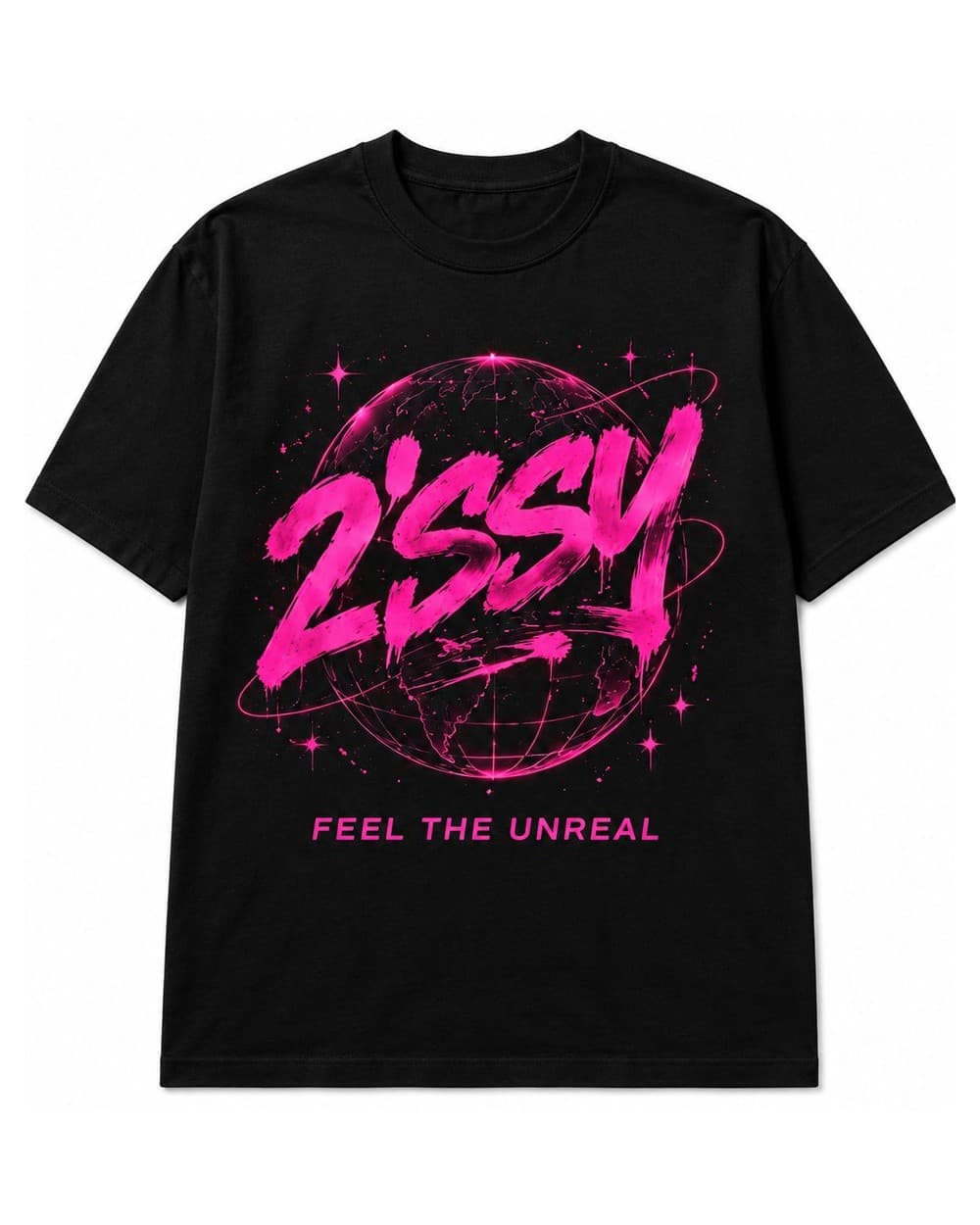 Neon Z Tee — Black — back